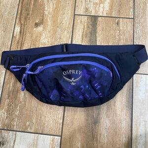 NWOT OSPREY Everyday Daylite Waist Fanny Pack Black/Gray w/ Key Clip